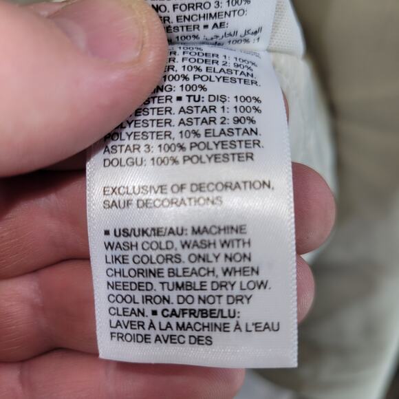 Amazon Aware Mens Winter Coat Cream Size XXL NWT - Picture 6 of 6